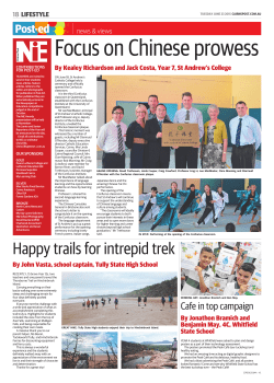 Happy trails for intrepid trek - UQ Confucius Institute