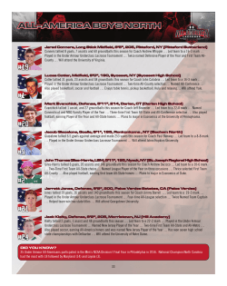 2016 North Boys Bios - Under Armour All