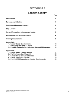 section 3.7.6 ladder safety