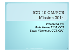 Presented by - Healthcare Professionals