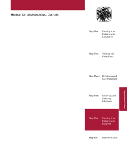 Module 12: Organizational Culture