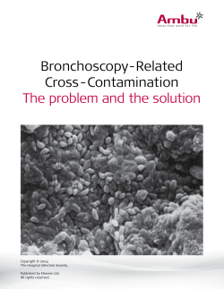 Bronchoscopy-Related Cross-Contamination The