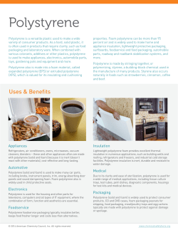 Polystyrene - Chemical Safety Facts