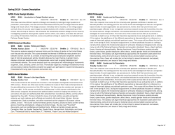 to See All Courses - Eugene Lang College