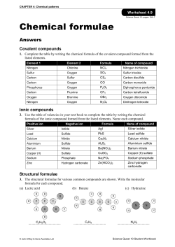 CHAPTER 6: Earth science