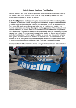 HMC Legal Front Spoiler Images