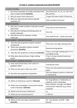 C2.2 Covalent and metals BASIC