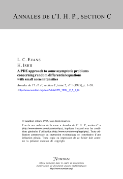 A PDE approach to some asymptotic problems concerning random