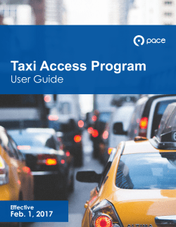 Taxi Access Program