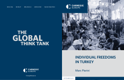 IndIvIdual Freedoms In Turkey