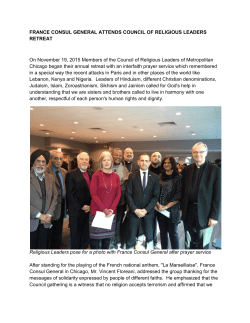 Read more. - Council of Religious Leaders of Metropolitan Chicago