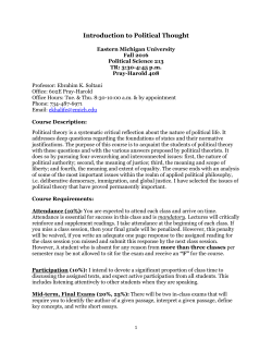 Introduction to Political Thought