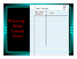 7.7 Inca Cornell Notes