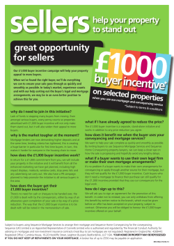 buyer incentive - William H Brown
