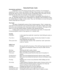 Basketball Study Guide