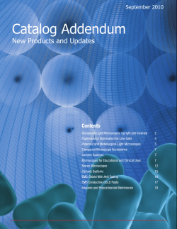 Catalog Addendum - Electron Microscopy Sciences