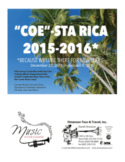 Costa Rica Tour Information
