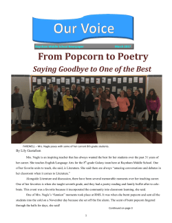 From Popcorn to Poetry