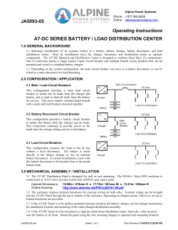 AT-DC Distribution Panel
