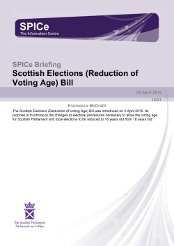 Scottish Elections (Reduction of Voting Age) Bill