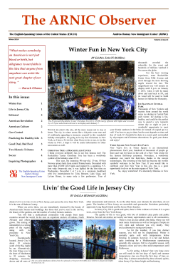 The ARNIC Observer - FCNY Web Services