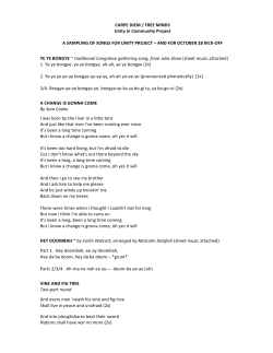 packet - Carpe Diem Arts