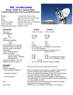 AvL TECHNOLOGIES MODEL 1610K AvL Carbon Fiber