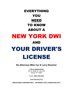 AND YOUR DRIVER`S LICENSE
