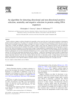 An algorithm for detecting directional and non