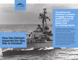 Discussion Guide - Vietnam Veterans Memorial Fund
