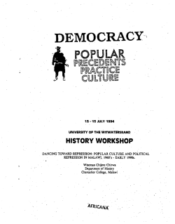 democracy - WIReDSpace Home