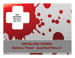 Sanitary Place? Qualified Person?