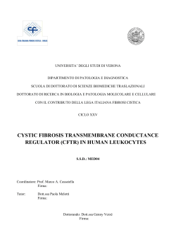 cystic fibrosis transmembrane conductance regulator (cftr)