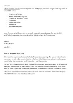 The Mutford House Rules were developed in 2011