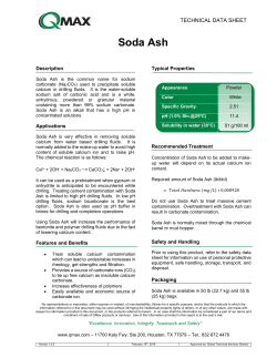 Soda Ash - Q`Max Solutions Inc.