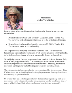 Movement Judge Vera Kollar