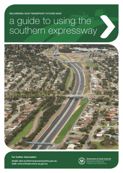 a guide to using the southern expressway