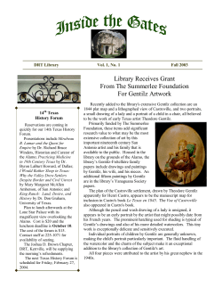 Library Receives Grant From The Summerlee Foundation For