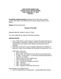 2015-09-11 General Annual Meeting minutes, 2015
