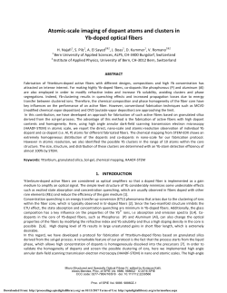 Atomic-scale imaging of dopant atoms and clusters in Yb