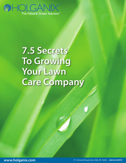 7.5 Secrets To Growing Your Lawn Care Company