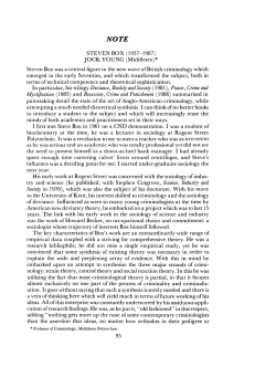 STEVEN BOX (1937-1987) JOCK YOUNG (Middlesex)* Steven Box