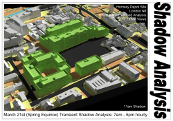 March 21st (Spring Equinox) Transient Shadow Analysis: 7am