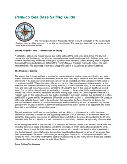 Pamlico Sea Base Sailing Guide