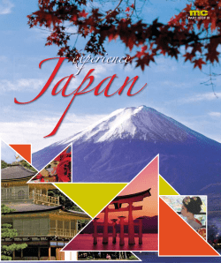 Experience Japan: Meetings and Convention Guide