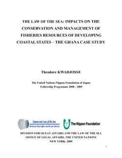 conservation and management of fisheries resources of developing