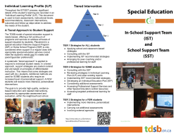 and School Support Team (SST)