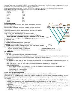 developed the first widely accepted classification system