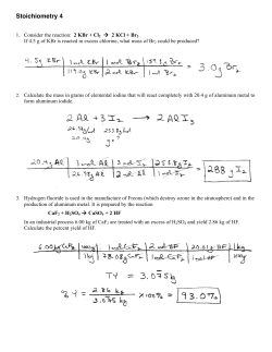 Stoichiometry 4