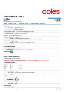 Coles Smart Buy White Vinegar 1LOpens in new window
